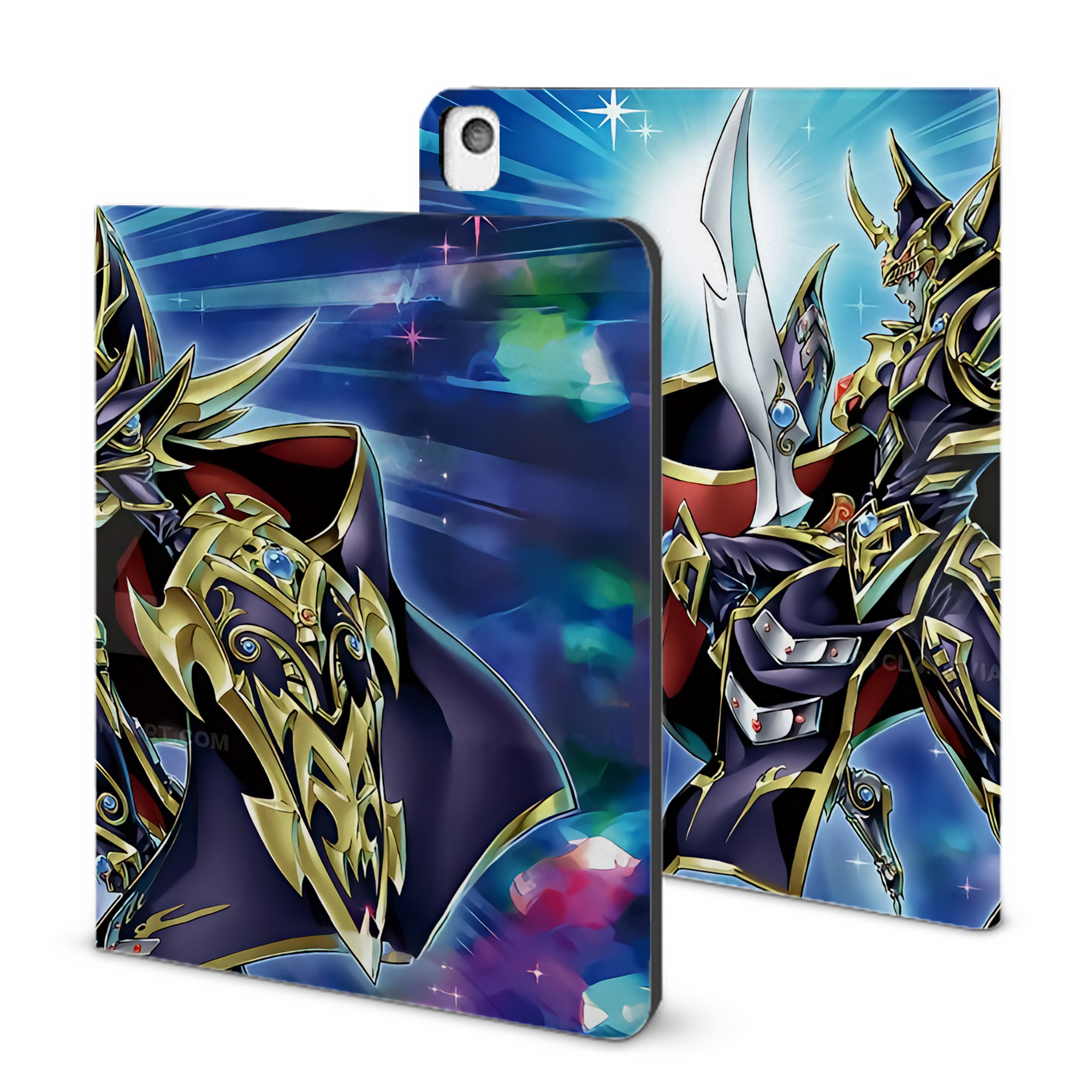 （画像用） 遊☆戯☆王 Yu-Gi-Oh! IPadケース ペンホルダー付き ブックスタイルデザイン